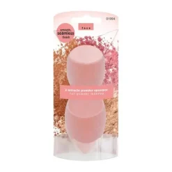 New 2 Miracle Powder Sponges Esponjas De Maquillaje