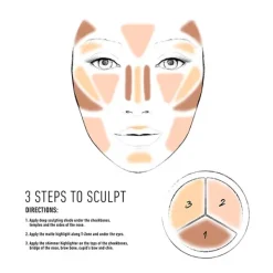 3 Steps To Sculpt*NYX PROFESSIONAL MAKE UP New