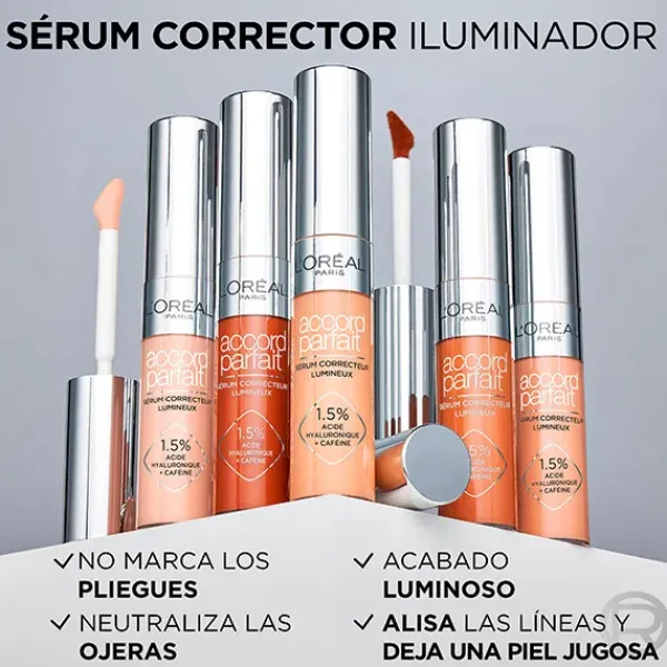 Accord Parfait Sérum Corrector Iluminador Correctores De Maquillaje