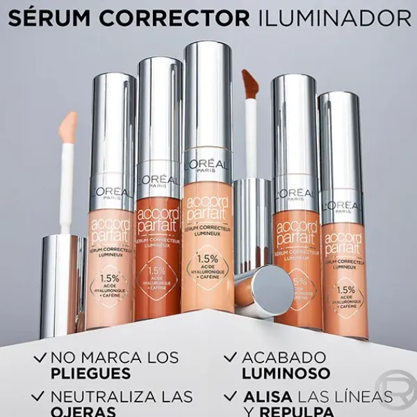 Accord Parfait Sérum Corrector Iluminador Correctores De Maquillaje