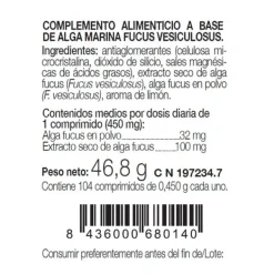 Sale ANA MARIA LA JUSTICIA Algas Sabor Limón