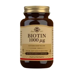 New SOLGAR Biotin 1000 Ug