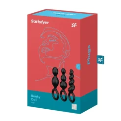 SATISFYER Booty Call (Set Of 3) Black