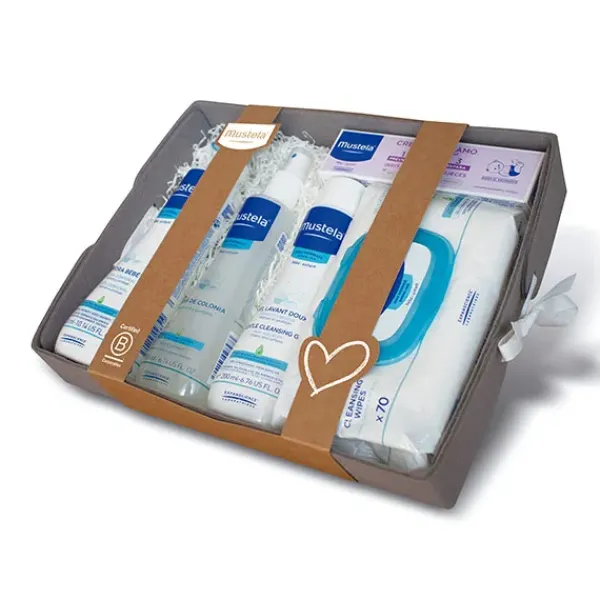 Canastilla de Bebé Gris*MUSTELA Best