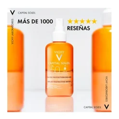 Hot VICHY Capital Soleil Enhanced Tan Water Spf50+