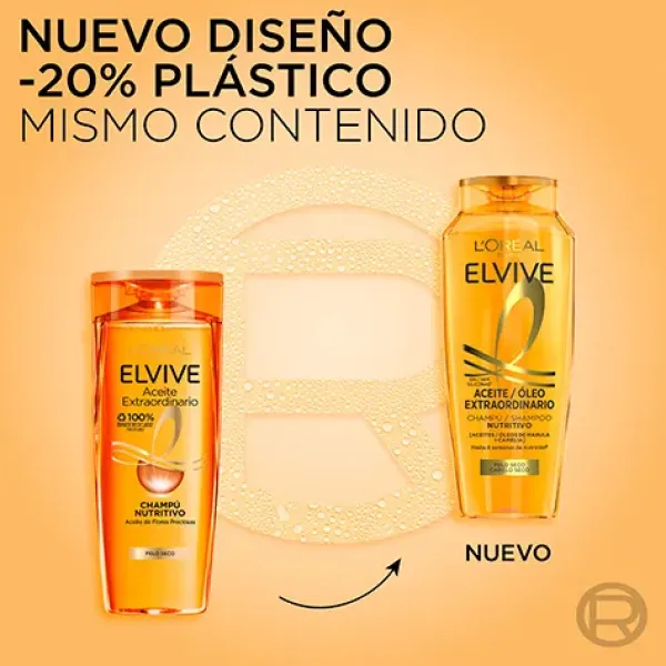 Champú Aceite Extraordinario*ELVIVE Discount