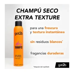 Hot GOT2B Champú Seco Extra Textura