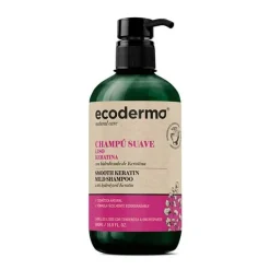 New ECODERMA Champú Suave Liso Keratina