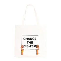 Best QUEENDOM Change The Cis-Tem  Tote Bag