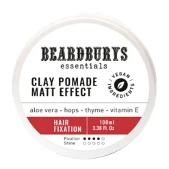 Online BEARDBURYS Clay Pomade Matt Efect