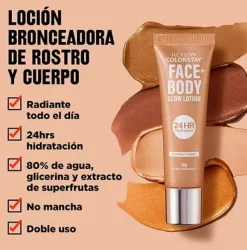 Discount REVLON Colorstay Face And Body Glow Lotion