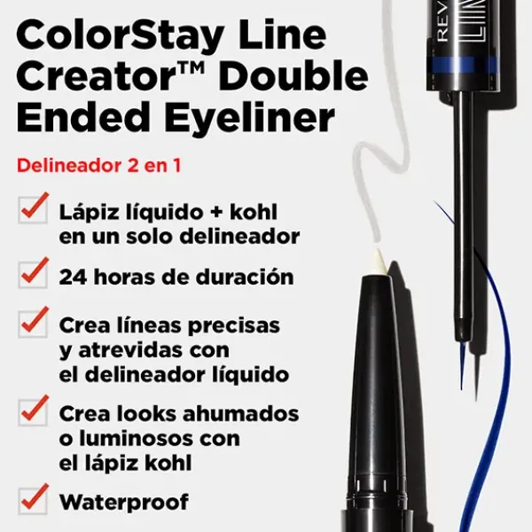 Hot Colorstay Line Creator Delineadores De Ojos