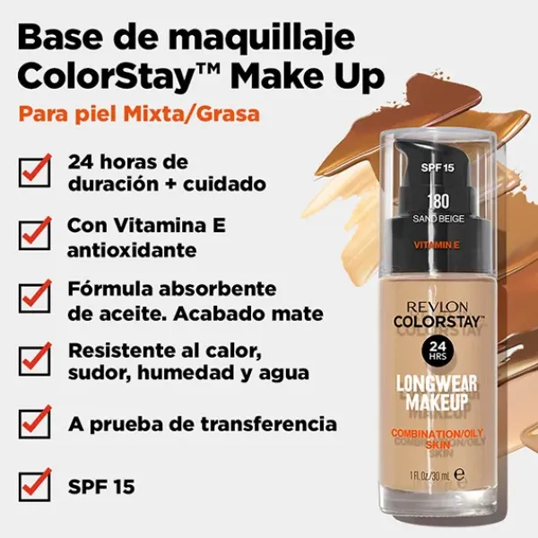 Best Colorstay Makeup Piel Mixta/Grasa Bases De Maquillaje