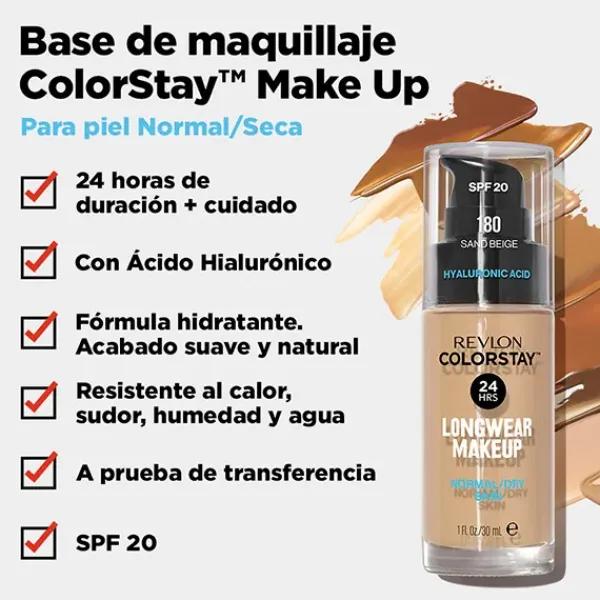 Colorstay Makeup Piel Normal/Seca*REVLON Sale
