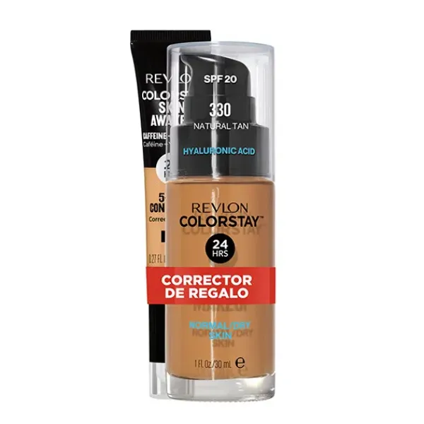 Colorstay Makeup Piel Normal/Seca + Regalo Skin Awaken*REVLON Hot