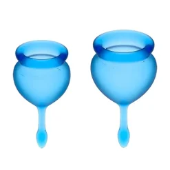 Discount SATISFYER Copa Menstrual Azul Oscuro Feel Good