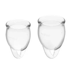 Sale SATISFYER Copa Mentrual Transparente Feel Confident