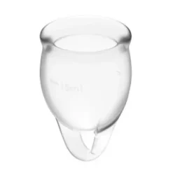 Sale SATISFYER Copa Mentrual Transparente Feel Confident