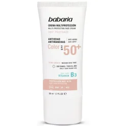 Crema Multiprotección Color SPF50+*BABARIA New