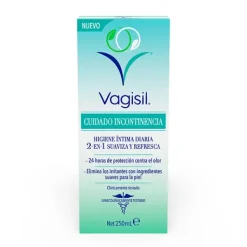 VAGISIL Cuidado Incontinencia Higiene Íntima Diaria 2 En 1