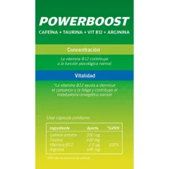 Hot Dosis Extra de Energía Powerboost Complementos Alimenticios