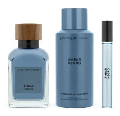 Estuche Ambar Negro*ADOLFO DOMINGUEZ