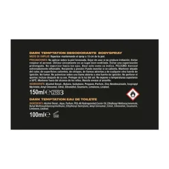 Clearance Estuche Dark Temptation Estuches Hombre