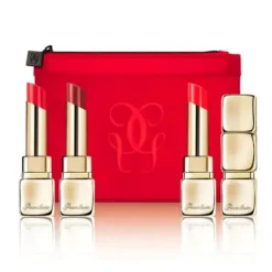 Best GUERLAIN Estuche Kiss Kiss Shine Lipstick Trio