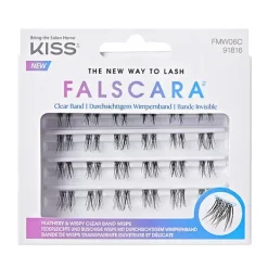 New Falscara Clear Band Lashes Pestañas Postizas