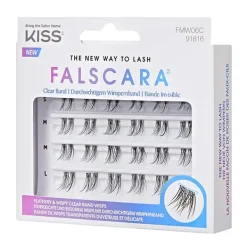 New Falscara Clear Band Lashes Pestañas Postizas