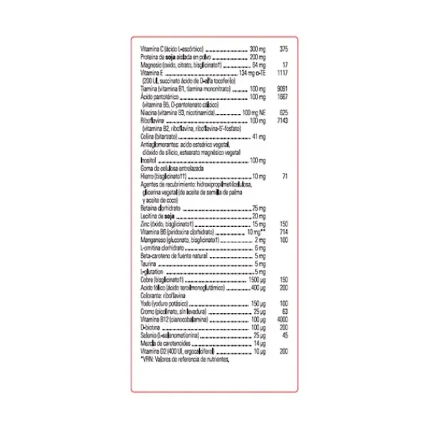 Formula Vm-2000 Complementos Alimenticios