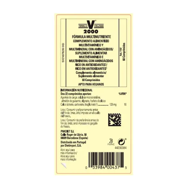 Formula Vm-2000 Complementos Alimenticios