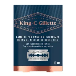 Online KING C GILLETTE Hojas De Afeitar De Doble Filo
