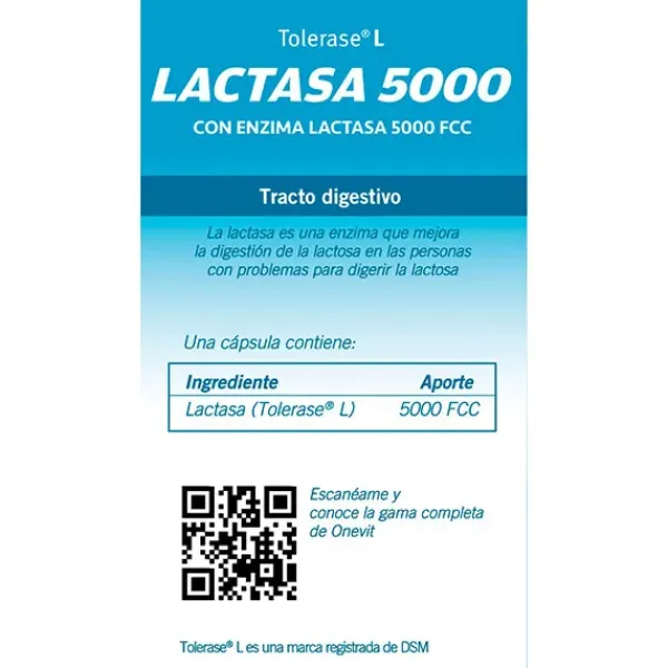 Outlet ONEVIT Intolerancia a la Lactosa