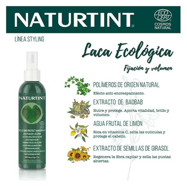 Hot NATURTINT Laca Fijación & Volumen