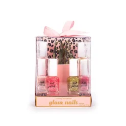 Leopard Set 6 Nail Polish And Manicure Tools Estuches Y Sets