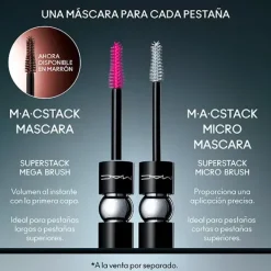 New Macstack Mega Brush - Chestnut Stack Máscara De Pestañas