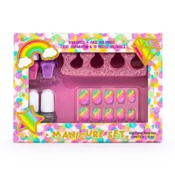Hot Magical Unicorn Manicure Set- 4 Nail+Separ+Stic Estuches Y Sets