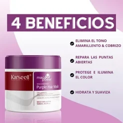 Hot KARSEELL Mascarilla Purple Blonde