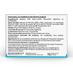 365DOC Mascarillas Higiénicas Desechables