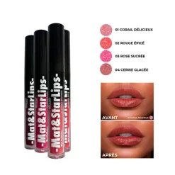 Outlet Mat & Star Lips Pintalabios