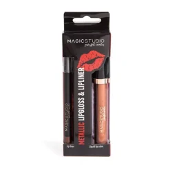 Metallic Lipgloss & Lipliner*MAGIC STUDIO Outlet