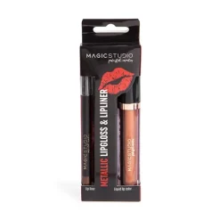 Metallic Lipgloss & Lipliner*MAGIC STUDIO Outlet