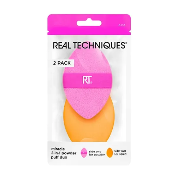 Sale Miracle 2-In-1 Powder Puff Duo Esponjas De Maquillaje