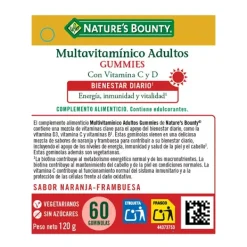 Best NATURE'S BOUNTY Multivitamínico Adultos Vitamina C Y D3 Gummies