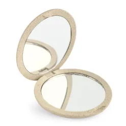 Natural Fiber Espejo Doble Plegable*BETER New