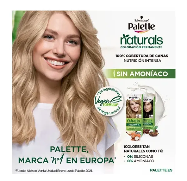 Hot PALETTE NATURALS Naturals Coloración Permanente