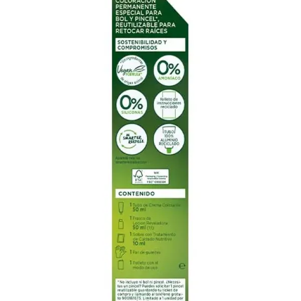 Hot PALETTE NATURALS Naturals Coloración Permanente