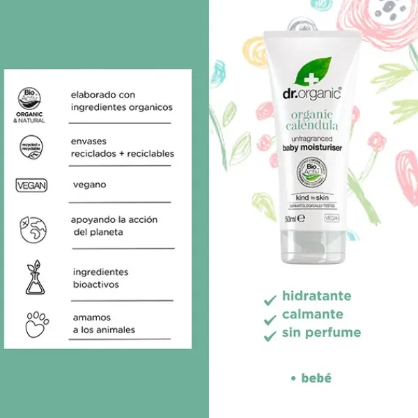Discount DR. ORGANIC Organic Calendula Baby Moisturizer