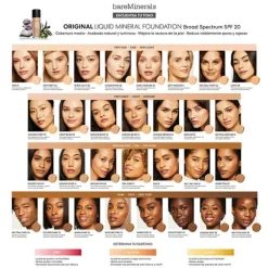 Discount Original Liquid Mineral Foundation Spf 20 Bases De Maquillaje